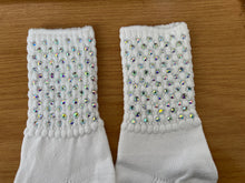 Load image into Gallery viewer, Double stones Sparkly Ultra Low Poodle Socks - Large AB stones