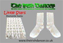 Load image into Gallery viewer, Little Stars Sparkly Ultra Low Poodle Socks - AB stones