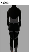 Load image into Gallery viewer, Long Sleeve Zipped Sports Top
