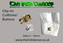 Load image into Gallery viewer, Clip on Cufflinks/Buttons