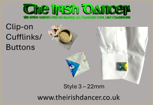 Load image into Gallery viewer, Clip on Cufflinks/Buttons