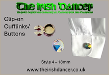 Load image into Gallery viewer, Clip on Cufflinks/Buttons