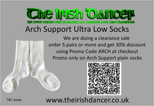 Load image into Gallery viewer, Arch Support - Ultra Low Length Poodle Socks - Plain