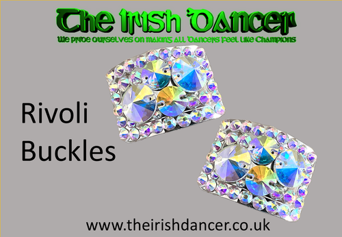 Crystal Shoe Buckles - Rivoli Design