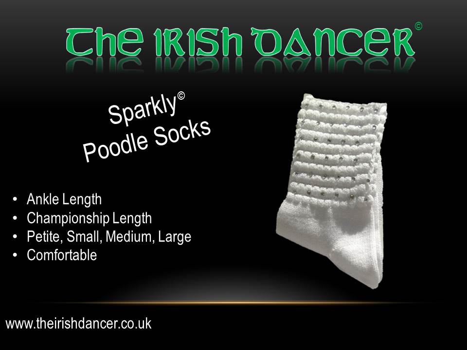 Sparkly Ultra Low Poodle Socks - Clear
